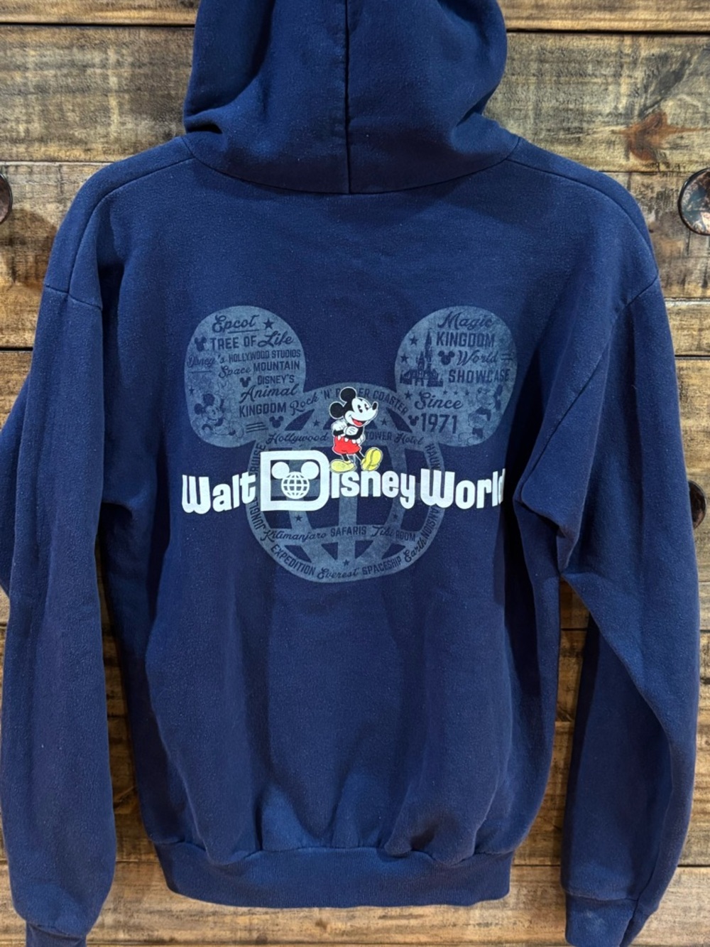 Disney Parks Navy Walt Disney World Hooded Sweatshirt